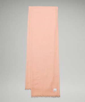 Lululemon Woven Wool Scarf Accessories Fular Pembe | PZLJ-75314