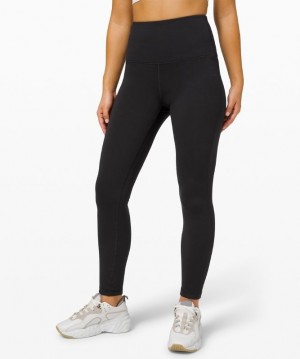 Lululemon Wunder Lounge SHR Tight Kadın Tayt Siyah | DBTG-34271