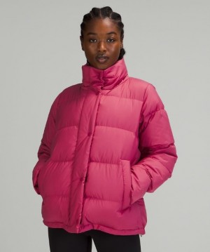 Lululemon Wunder Puff Jacket Kadın Mont Pembe | UOVB-12850