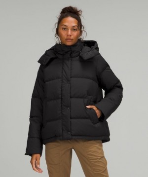 Lululemon Wunder Puff Jacket Kadın Mont Siyah | LDHN-75814