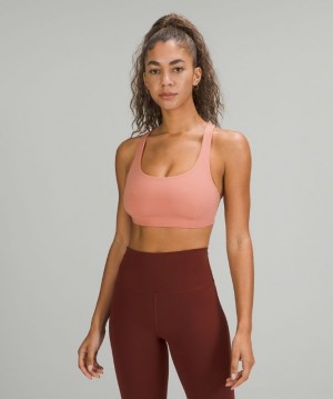 Lululemon Wunder Train Bra Kadın Spor Sütyeni Pembe | RSTM-38621