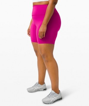 Lululemon Wunder Train High-Rise Short 8 Kadın Şort Ripened Raspberry | PCBQ-81657