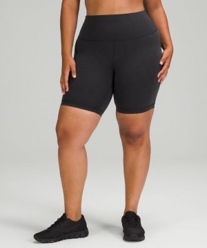 Lululemon Wunder Train High-Rise Short 8 Kadın Şort Siyah | GFUY-49073