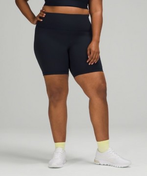 Lululemon Wunder Train High-Rise Short 8 Kadın Şort Lacivert | ULYZ-72538