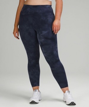 Lululemon Wunder Train High-Rise Tight 25 Kadın Tayt Mavi | KZGJ-13792