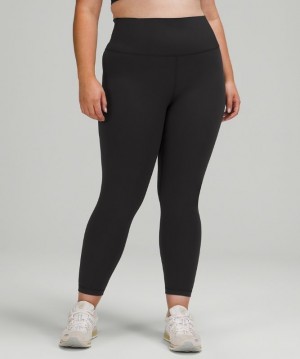 Lululemon Wunder Train High-Rise Tight 25 Kadın Tayt Siyah | EXUB-27504