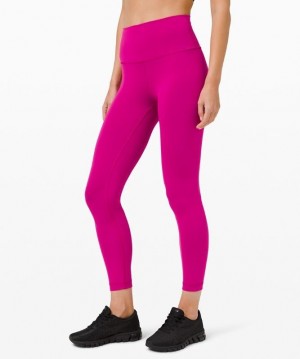 Lululemon Wunder Train High-Rise Tight 25 Kadın Tayt Ripened Raspberry | ECJA-15680