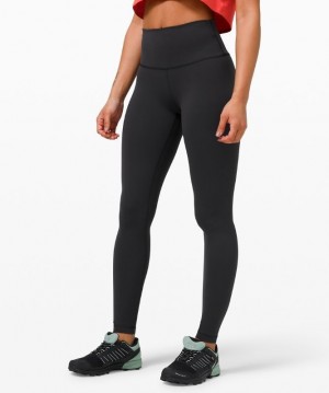 Lululemon Wunder Train High-Rise Tight 28 Kadın Tayt Siyah | VPSX-45970