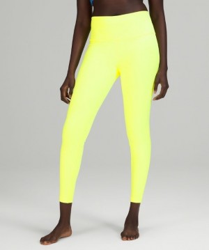 Lululemon Wunder Under HR Tight 28 Kadın Tayt Sarı | ENXJ-43512