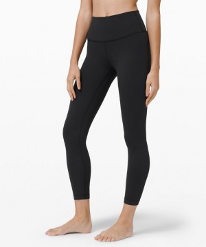 Lululemon Wunder Under High-Rise Tight 25 Full-On Luon Kadın Tayt Siyah | TRZA-60479