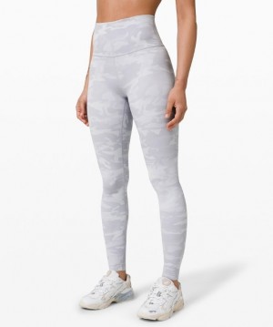 Lululemon Wunder Under High-Rise Tight 28 Jacquard Kadın Tayt Camo Beyaz | WGHF-05246