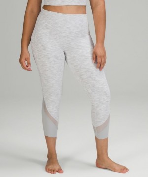 Lululemon Wunder Under Scalloped Hem High-Rise Crop 23 Kadın Tayt Renkli | MSED-64520