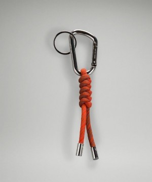 Lululemon You Hold The Keychain 2.0 Accessories Çantası Koyu Kırmızı Kırmızı Gümüş | PANS-10538