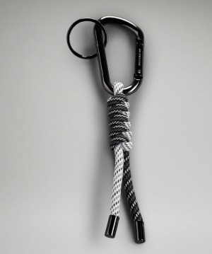Lululemon You Hold The Keychain 2.0 Accessories Çantası Siyah Beyaz Gümüş | EOZD-47190