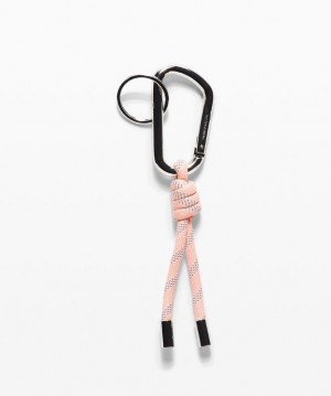 Lululemon You Hold the Key Chain Accessories Çantası Pembe Beyaz Beyaz Gümüş | FTOZ-06573