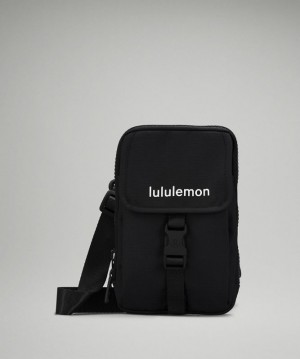 Lululemon Zip-Top Crossbody Bag Accessories Çantası Siyah | LTHC-93286