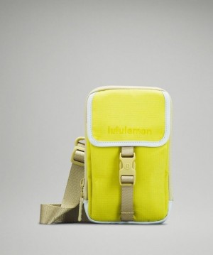 Lululemon Zip-Top Crossbody Bag Accessories Çantası Sarı Yeşil | KAOW-86213